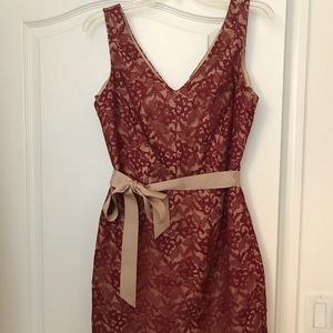 The Limited red lace dress